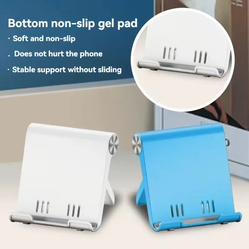 Foldable Phone Stand, Adjustable Desk Holder