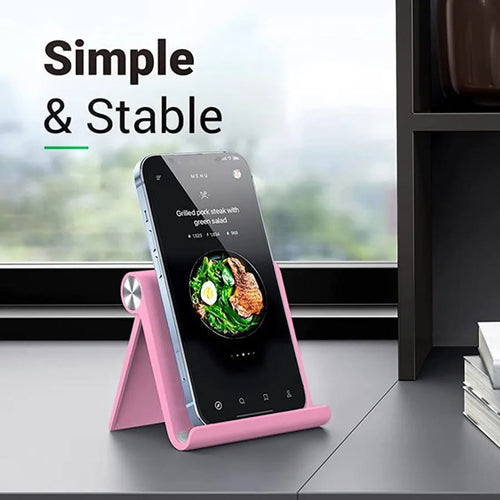 Foldable Phone Stand, Adjustable Desk Holder
