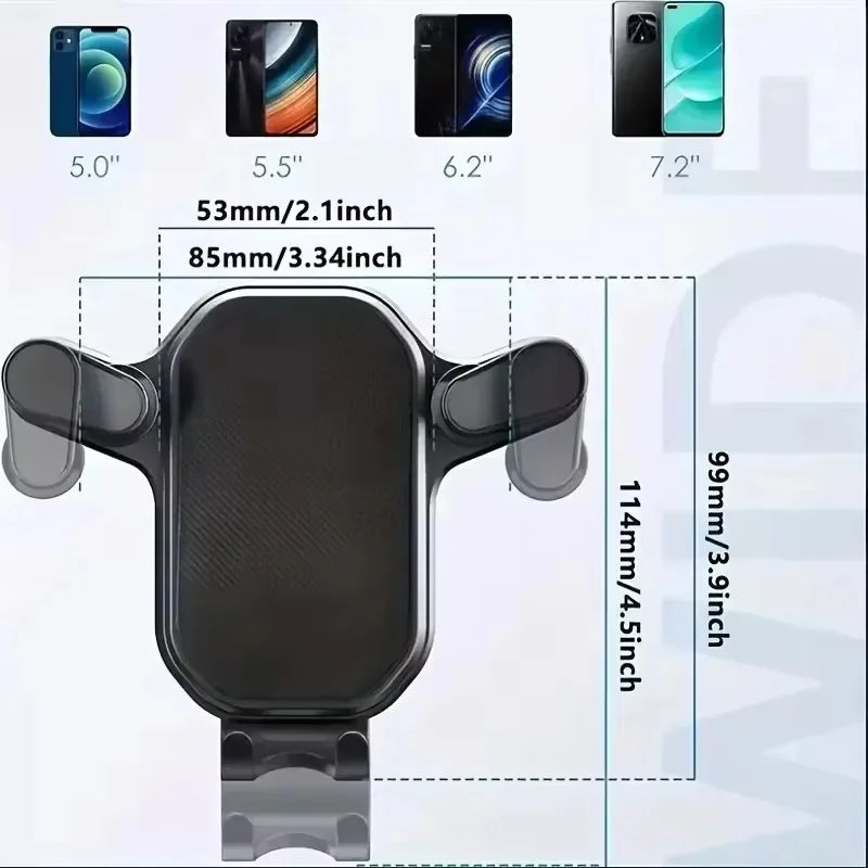 Gravity Car Phone Holder, Air Vent Mount